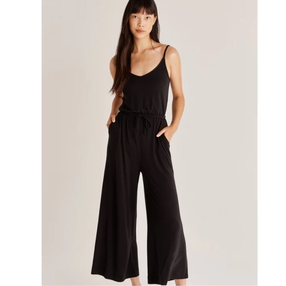 H&M Pants - H&M Black Jersey Knit  Jumpsuit  Large